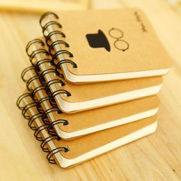 -Pocket Notepads Howhide Paper Катушки Портативный Ноутбук Борода Блокнот Mini Journal Pocket Memos Office Школьные принадлежности