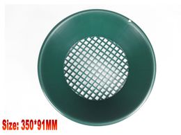 14inch Hot selling Green Large Gold Classifier Screen & Gold Pan Panning Kit for underground gold metal detector