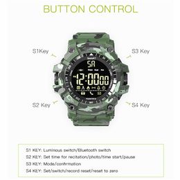 EX16 Plus Smart Watch Sports Waterproof Fitness Tracker Smart Bracelet Bluetooth Pedometer relogio inteligente Wristwatch For Android iPhone