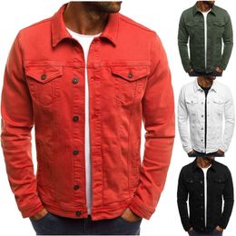 Herren Marke Designer Jacken Vintage Einfarbig Denim Cowboy Shirts Männlich Weiblich Winter Dünne Jacke Casual Mantel