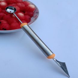 Practical fruit digger Home plate tool carving knife digging ball stainless steel fruit god