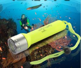 wholesale waterproof xml xml t6 1800lm led diving underwater flashlights underwater lamp torch light free shipping