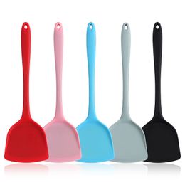 Silicone Shovel Food Grade Silicone Baking Tools Kitchen Spatula Turners Cake Slotted Turner Butter Cream Mixer