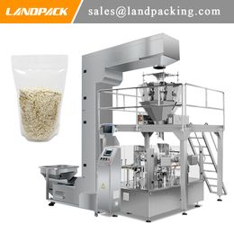 Multihead Weigher Oat Wheat Paddy Premade Bag Packing Machine Granule Packing Machine