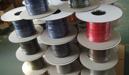 100 Meters rope hemp round cable 2x0.75 Vintage textile Cable Retro rope Electrical Wire fabric cable cord