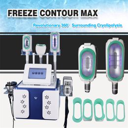 Cryolipolysis Fat Freezing Body Slimming Machine Fat Freeze Lipo Laser Cavitation Liposuction Cellulite Removal Machines With Three 360° Surrounding Cryo Handles