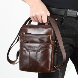 MEIGARDASS NEW style genuine leather messenger bags for men small shoulder bag male handbags