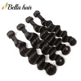 brazilian human hair loose deep virgin humanhair weaves extensions natural Colour 8 34 3pcs lot bella hair in bulk
