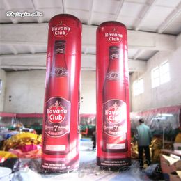 2 Pieces/Lot Large Advertising Inflatable Pillars 3m/4m Air Blown Columns With Custom Printing For Exhibition