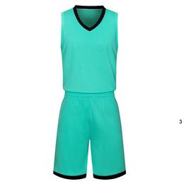 2019 New Blank Basketball jerseys printed logo Mens size S-XXL cheap price fast shipping good quality Teal Green T003AA12