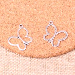 139pcs Charms hollow butterfly 20*19mm Antique Making pendant fit,Vintage Tibetan Silver,DIY Handmade Jewellery