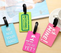 Luggage Tags Identifier Label Suitcase ID Address Holder Protection Cover Luggage Tag