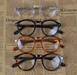 miltzen glasses frame clear lense johnny depp glasses myopia eyeglasses Retro oculos de grau men and women myopia eyeglasses frames