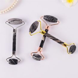 Natural Facial Beauty Massage Tool Noise Free Picasso Jade Facial Massage Roller Double Head Jade Roller For Face