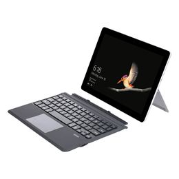 For Microsoft Surface pro 3 4 5 6 go Ultra thin wireless bluetooth keyboard leather case 7 colors backlight touchpad usb charging