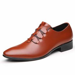 Mens Dress Shoes Men Shoes Fashion Men Business Oxfords Pointed Wedding Shoes Youth Offices