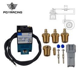 PQY - ECU 3 Port Electronic Boost Control Solenoid Valve 35A-ACA-DDBA-1BA With Brass Silencer PQY-ECU00