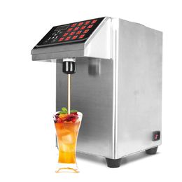 Kolice Stainless Steel Automatic Fructose Dispenser,Syrup Machine, Fructose Quantitative Maker, Bubble Tea Equipment,9L