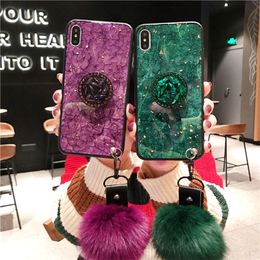 Diamond Marble Glitter silicon ball phone case for Xiao MI 8 9SE A3 LITE 10 PRO MIX2 MIX3 5X 6X MAX2 MAX3 Red Mi note8 note9 pro 8A