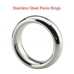 Stainless Steel Scrotum Ball Heavy Stretcher,40/45/50 mm Time Delay Cock Ring Male Sex Toys Penis Rings Erotic Sex adult Products
