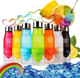 Cup The New Lemon Cups Colourful Gift Heat Resistant Trophy Scrub H2O Drinking More Water Bottles Plastic Juice Yellow Black Bottle