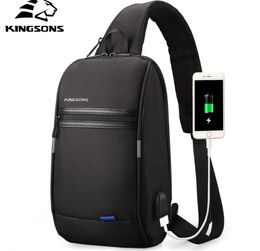 Designer Laptop bags Outdoor Chest bags UBS charger Business casual bags adjustable belt Lowest prices