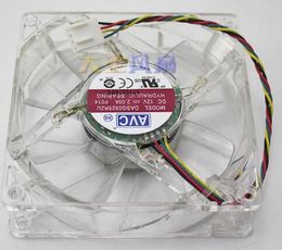 Original AVC DASG0925R2U 12V 2.00A 92*92*25mm four-wire cooling fan