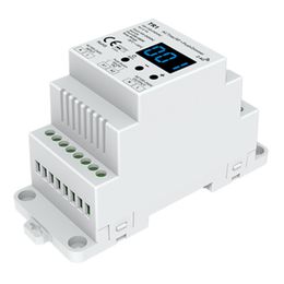 TR1 Led RF Push Triac Dimmer 220V AC Dimmer High Voltage Input Trailing Edge Dimming Din Rail Triac Dimmer 100-240VAC Output