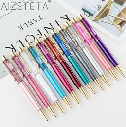 Ballpoint Pen Luxury Gold Foil Metal Copper Flow Oil Pen for Writing Stationery Office & School Pen Ballpen Black Blue GB13