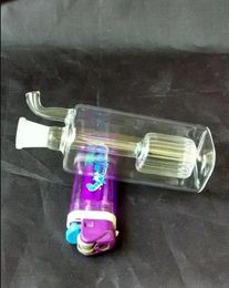 Square filter hoses glass bongs accessories   , Glass Smoking Pipes colorful mini multi-colors Hand Pipes Best Spoon glas