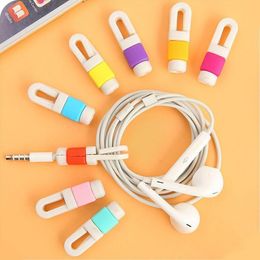 Earphone Cable Protector Headphones Wire Protective Sleeve Hot Sale For Android IPhone Earphone Winder Organiser cord saver