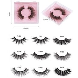 Mink Eyelashes False Eyelashes 3D Mink Eyelash Extension 5d Mink Lashes Thick Long Dramatic Eye Lashes Fluffy Makeup Beauty Tool