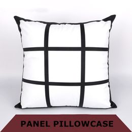 DIY Sublimation 9-grids pillows cases 45cm*45cm heat transfering printing blank pillowslip thermal transfer print Polyester pillow case A07