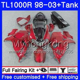 +Tank For SUZUKI Dark red blk hot SRAD TL1000R 1998 1999 2000 2001 2002 2003 304HM.38 TL 1000R TL1000 R TL 1000 R 98 99 00 01 02 03 Fairing