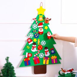 New Santa Tree Magic Christmas Jigsaw Puzzle Deco Friends Kid'S Xmas Creative Gift DIY Felt Decoration Toy Diy Accessories HH9-2460