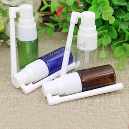 100pcs 10ml High-grade PET Empty Fine Nasal Spray Mist Plastic Bottle, Cosmetic Nose Spray Bottle