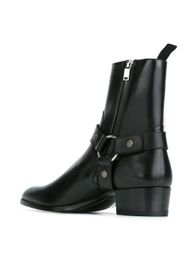 Горячая распродажа-плюс размер евро 38-46 ковбойские сапоги байкерская обувь SLP натуральная кожа мужские сапоги жгут