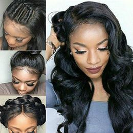 Parrucca Spot copricapo di pizzo in fibra chimica parrucca da donna Parrucca da donna alla moda africana mezzo gancio capelli ricci lunghi