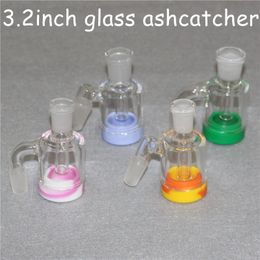 Glass Reclaim Catcher Adapter Handmade 14mm 18mm Smoking Ash Catchers Quartz Bangers 45 90 Degrees Ashcatcher Percolators For Dab Rigs