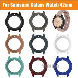 For Samsung Galaxy Watch 42mm High Quality Watch Cover Case Silicone Soft Shell Protective Frame Case Cover Skin