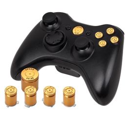 8 Colours aluminium alloy Metal Bullet Button 9mm Luger ABXY and Speer Guide Buttons set for xbox 360 controller High Quality FAST SHIP