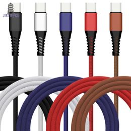 micro usb transfer cable Australia - 100pcs lot Type-C Micro USB Cable Anti break cloth Woven Nylon Braided Fast Quick Charging Cable Data Sync Transfer Cord Weaving Silky Wire