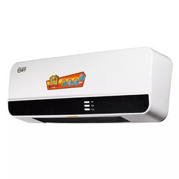 2000W 220V 50Hz Electric Wall Mounted Heater Warmer with Remote LED shows clear real-time temperature and working statue display