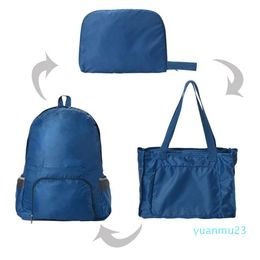 Wholesale-Multi-use Folding Traveling Bag Unisex Muti-function Portable Lightweight Travel Hiking Camping Backpack Handbag
