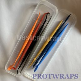 2 Sets / Lot Edge finished Magnetic Squeegee Tools Kit For CAR WRAP Magnetic Scraper Tool Free shipping