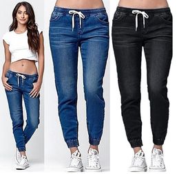 womens denim joggers canada