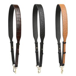 New Bag Strap Leopard Snakeskin PU leather Belt for Bags Wave Belt Serpentine Shoulder Strap 84-116cm adjustable Woman Straps1277C
