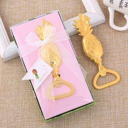 Alloy Gold Pineapple Openers Pineapple Shape Wine Bottle Openers Wedding Party Birthday Gift Tool