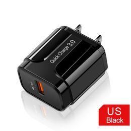 18W Quick Charge 3.0 Fast Charger For Samsung S10 S9 S8 Plus Xiaomi 8 9 Redmi Note 7 Pro QC3.0 Wall Mobile Phone Charge Adapter