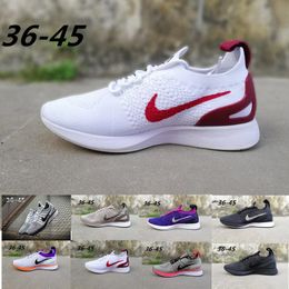 nike flyknit racer 2 Zoom Mariah Fly Racer 2 Mujeres Hombres Atlético, todo negro rojo verde Zapatos casuales tejer Zoom Racer Zapatillas de deporte Ventas Con Descuento Naturales Hombre Nike Air Zoom Mariah
